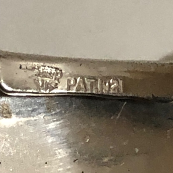 Sterling Silver Art Deco Engine-turned Belt Buckle - Picture 6 of 8